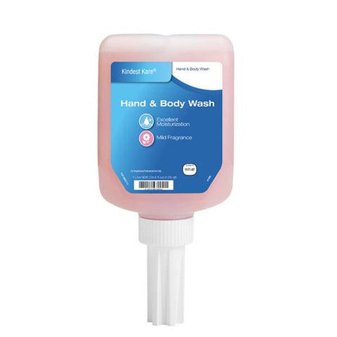 DebMed Wash Hand & Body Kindest Kare 1 Liter Floral 12/Ca - 111787