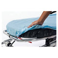Graham Medical Fitted Sheet Barrier Snugfit 40 in x 89 in Blue 25/Case - 54311