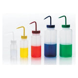 Bel SP Scienceware Wide Mouth Wash Bottle LDPE Color-Coded Closure Nat 500mL 6/Bg - Art Products - F116200500
