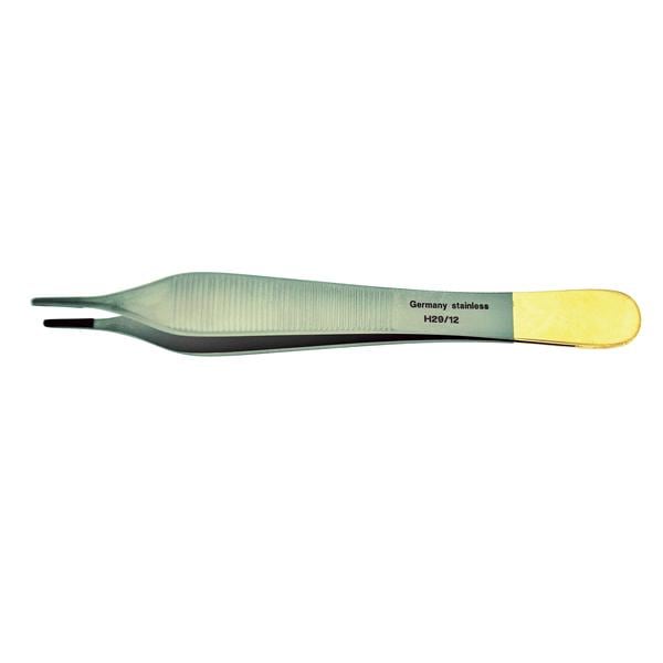 Hermann Medizentechnik Forcep Tissue Adson 4-3/4" Smooth Tungsten Carbide Each - BR10-16912