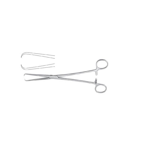 Miltex Forcep Tenaculum Schroeder Meister-Hand 10" Round Jaw Straight SS Each - Integra Miltex - MH30-966