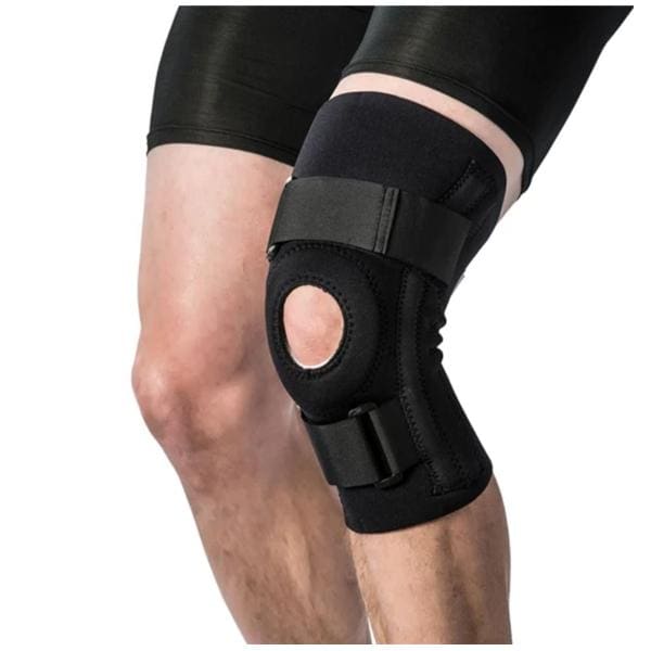 Core Products Support Sleeve Standard Knee Neoprene Black Size Large Universal Each - KNE-6401-LG