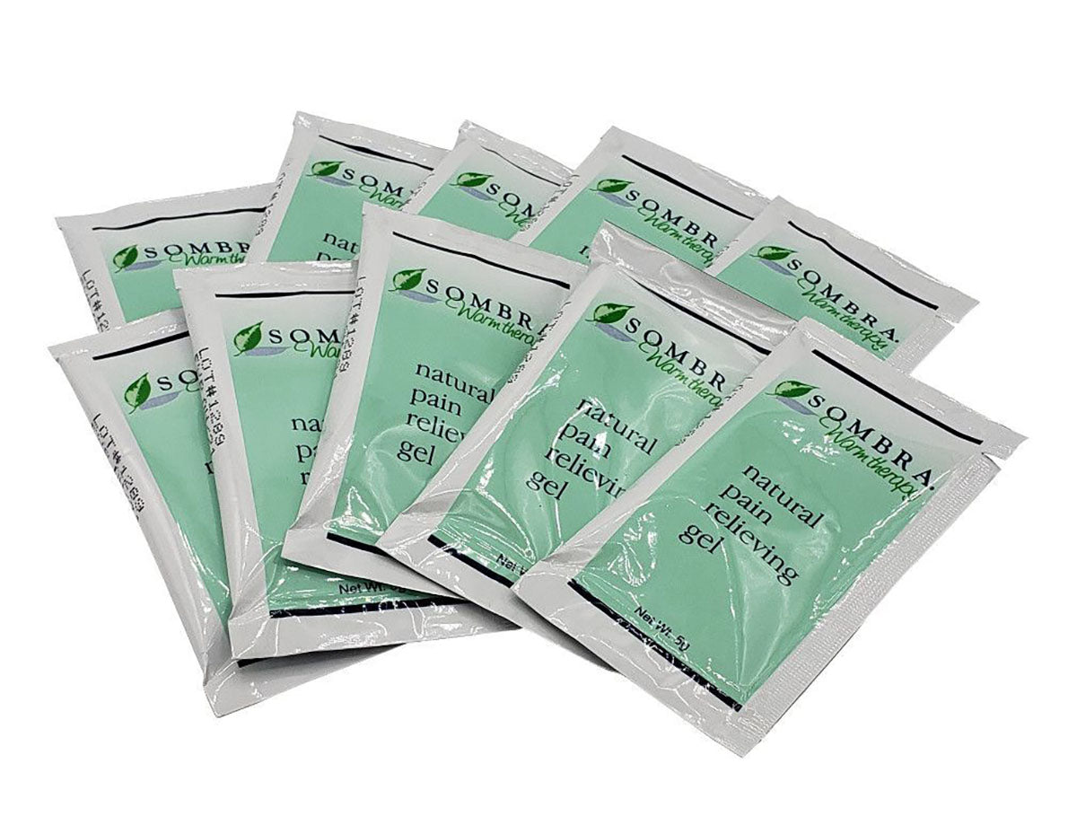 Sombra, Warm Therapy Pain Relieving Gel, 5g Packet(100 per box)