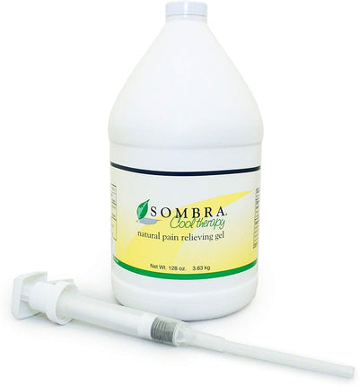 Sombra, Cool Therapy Pain Relieving Gel, 1 Gallon with Pump