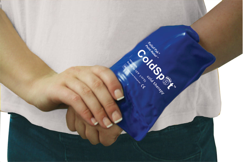 Relief Pak ColdSpot Blue Vinyl Pack - quarter size - 5" x 7" - Case of 12 - FE-11-1004-12