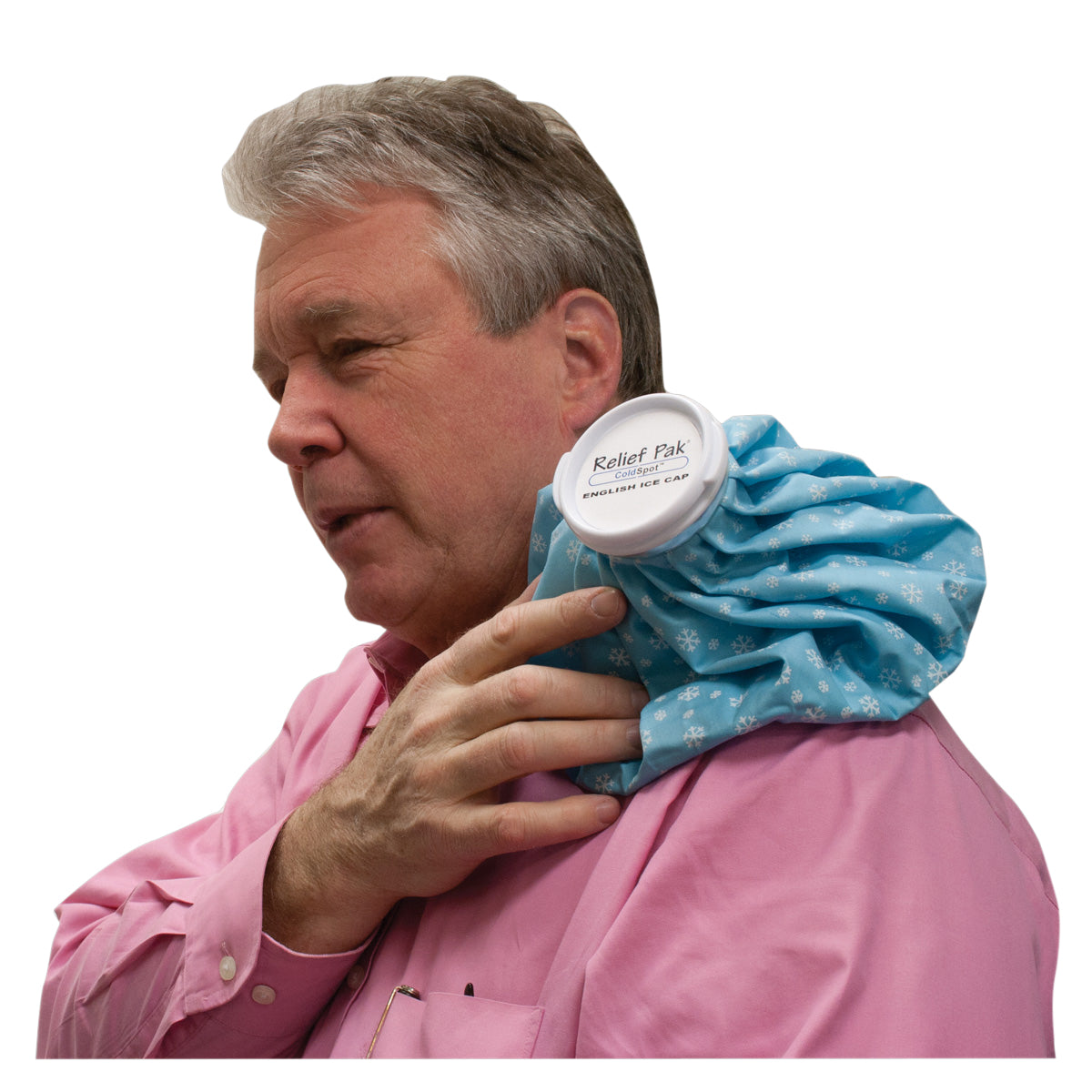 Relief Pak English ice cap reusable ice bag - 11" diameter - FE-11-1062