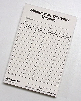 capsa Medication Delivery Record - Pad Of 100 Sheets