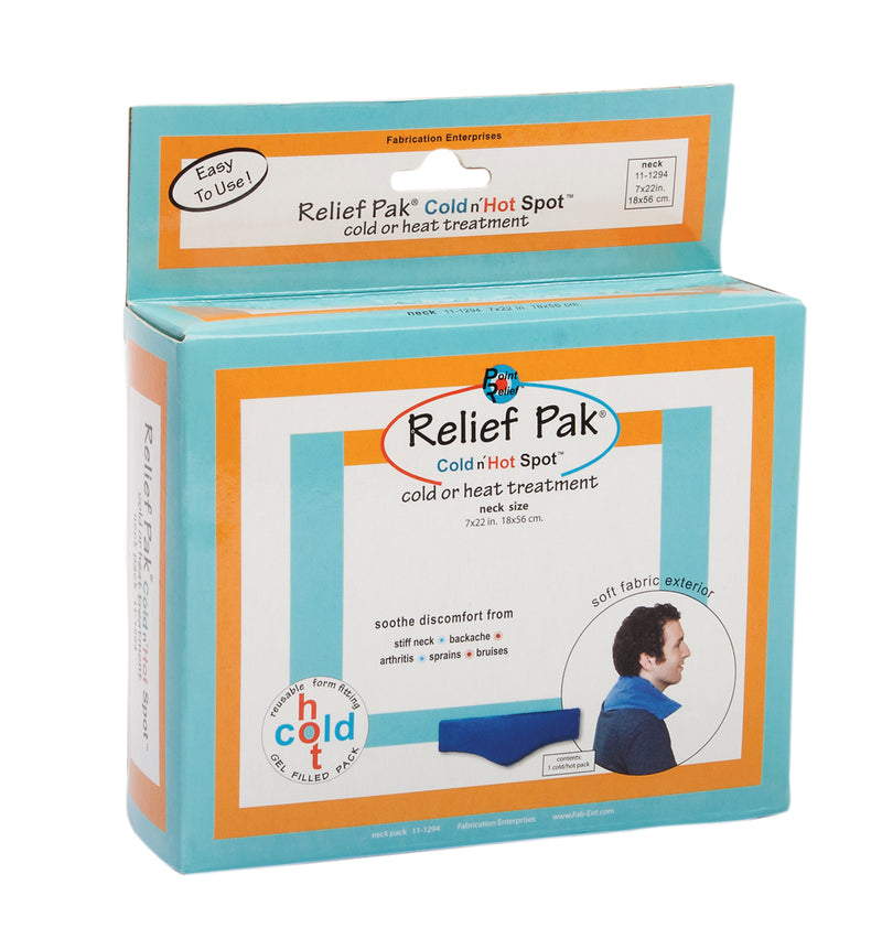 Relief Pak Cold n' Hot SensaFlex Compress - neck contour - 7" x 22" - FE-11-1294