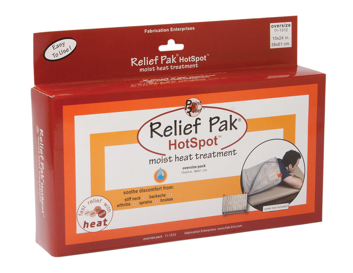 Relief Pak HotSpot Moist Heat Pack - oversize - 15" x 24" - Case of 12 - FE-11-1312-12