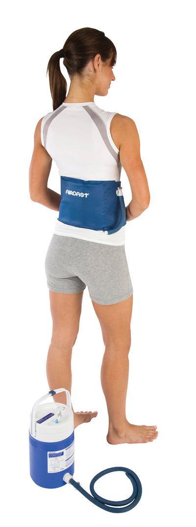 AirCast CryoCuff - back/hip/rib with gravity feed cooler 
