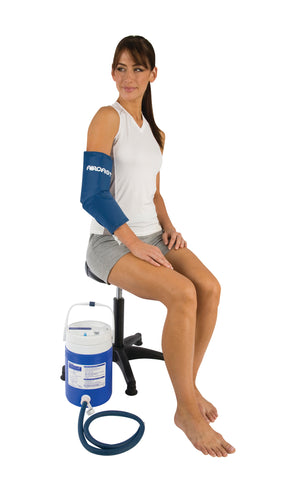 AirCast CryoCuff - elbow with gravity feed cooler 