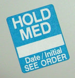 capsa Hold Med Label - Blue - Roll Of 250