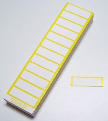 capsa E-Z Pak Tray Label - Yellow & White - Package Of 750