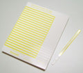 capsa E-Z Punch Patient ID Tag - Yellow & White - Roll Of 500