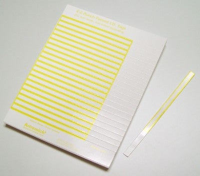 capsa E-Z Punch Patient ID Tag - Yellow & White - Roll Of 500