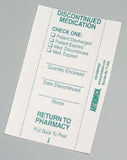 capsa Discontinued Medication Seal - Package Of 500