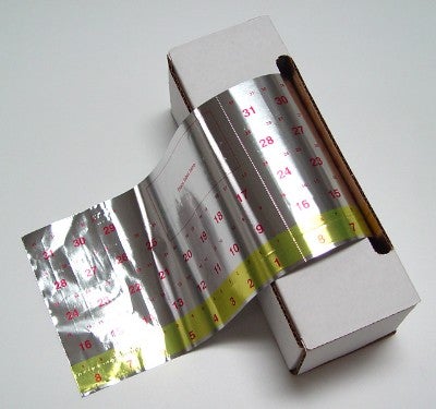 capsa E-Z Punch Foil Number - 31 Dose - Package Of 500