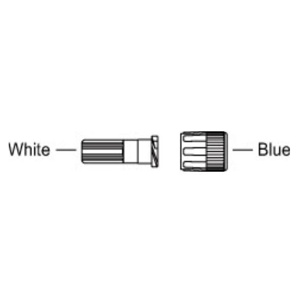 Smiths Medical ASD, Inc Cap _ Nu-Site Dual Female Luer Lock Non-PVC Disposable 100/Ca - MX490C