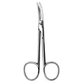 Sklar Instruments Scissors Plastic Surgery 4-1/2" Sharp/Sharp Smooth Curved Stainless Steel Each - 47-1345