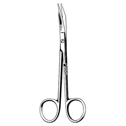 Sklar Instruments Scissors Goldman-Fox 5" Sharp/Sharp Serrated Curved Stainless Steel Each - 22-2520