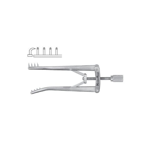 Miltex Retractor Alm Meister-Hand 3-7/8" 3" Spread 1/2" Deep Prong Stainless Steel Each - Integra Miltex - MH11-13