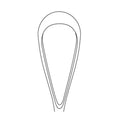 Miltex Curette Uterine Sims Meister-Hand 11" #0 Malleable Shank Sharp Blade Tip SS Each - Integra Miltex - MH30-1205-0