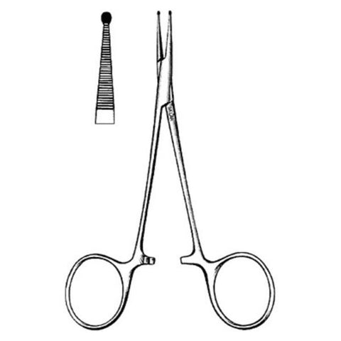 Sklar Instruments Forcep Dunaway Surgi-OR 3-1/2" Bead Tip Straight Stainless Steel Each - 95-456