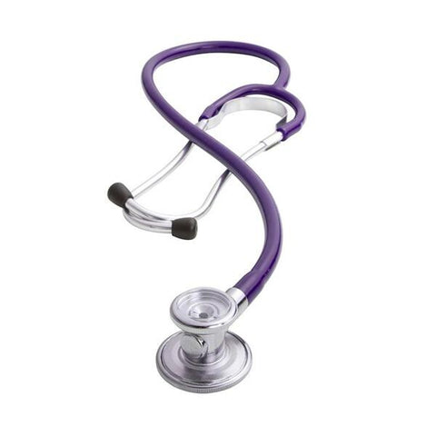 American Diagnostic Corp. Stethoscope Sprague Rappaport Adscope 647 Purple Adult/Pediatric 31.5" 2Hd Eachch - 647V