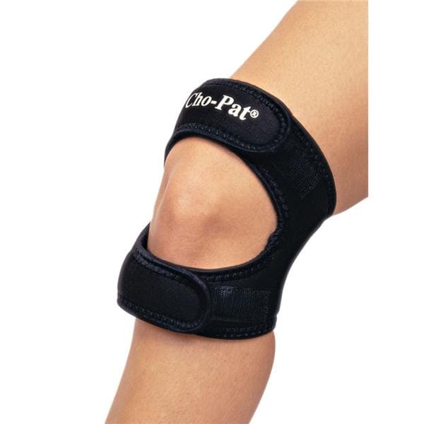 Alimed, Inc Strap Stabilizer Cho-Pat Dual Action Adult Knee Black Size Medium Each - 62984