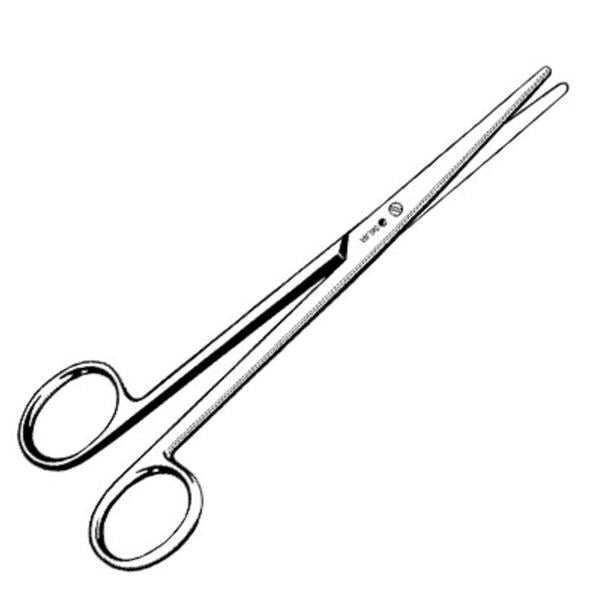 Sklar Instruments Scissors Lexer 6-1/4" Blunt/Blunt Smooth Straight Stainless Steel Each - 15-2426