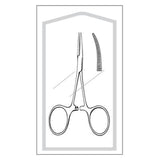 Sklar Instruments Forcep Hartmann Mosquito Econo 3-1/2" Curved Disposable 50/Bx - 96-2555