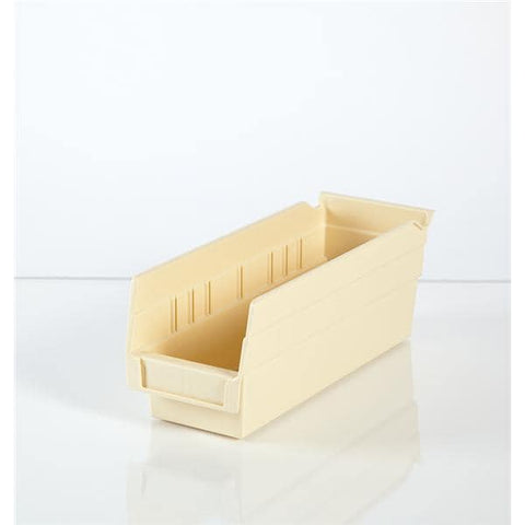 Health Care Logistics Bin Shelf 11-5/8x4-1/8x4" Ivory Polypropylene With Label Holder Eachch - 1440I