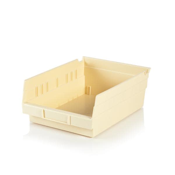 Health Care Logistics Bin Shelf 11-5/8x8-3/8x4" Ivory Polypropylene With Label Holder Eachch - 1447I