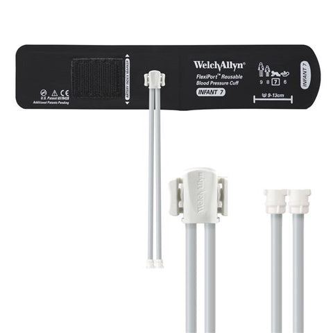 Welch Cuff Blood Pressure FlexiPort 9-13cm Infant Size 7 Arm Orange Eachch - Allyn - REUSE-07-2MQ