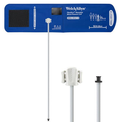 Welch Cuff Blood Pressure FlexiPort 20-26cm Small Adult Size 10 Arm Light Blue Each - Allyn - REUSE-10-1TP