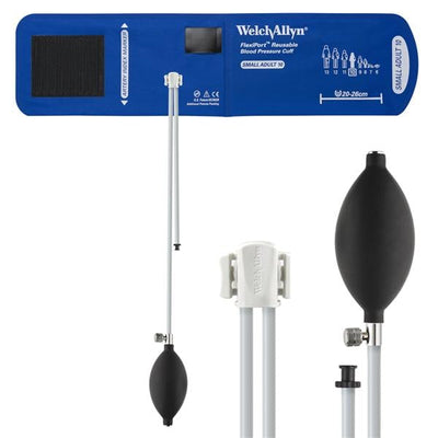 Welch Cuff Blood Pressure FlexiPort 20-26cm Small Adult Size 10 Arm Light Blue Eachch - Allyn - REUSE-10-2BV