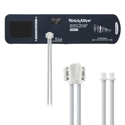 Welch Cuff Blood Pressure FlexiPort 25-34cm Adult Size 11 Arm Navy Blue Each - Allyn - REUSE-11-2SC