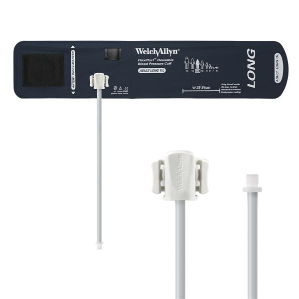 Welch Cuff Blood Pressure FlexiPort 25-34cm Adult Size 11 Arm Long Navy Blue Each - Allyn - REUSE-11L-1SC
