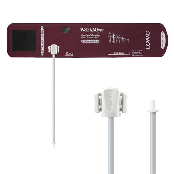 Welch Cuff Blood Pressure FlexiPort 32-43cm Lg Adlt Size 12L Arm Long Burgundy Eachch - Allyn - REUSE-12L-1HP