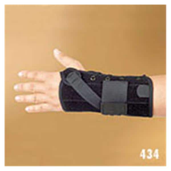 Hely & Weber Splint Orthosis Wrist/Forearm Suede Black Size X-Large Left Each - 434B-LT-XL