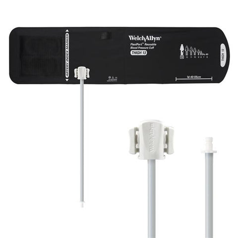 Welch Cuff Blood Pressure FlexiPort 40-55cm Adult Size 13 Thigh X-Large Brown Each - Allyn - REUSE-13-1HP