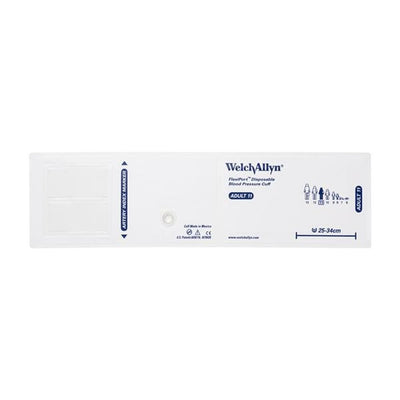 Welch Cuff Blood Pressure FlexiPort 25-34cm Adult Size 11 Arm White/Navy Blue 20/Case - Allyn - SOFT-11
