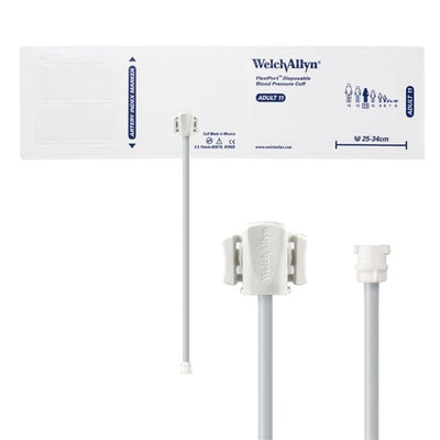 Welch Cuff Blood Pressure FlexiPort 25-34cm Adlt 11 Arm Long White/Navy Blue 20/Case - Allyn - SOFT-11-1MQ