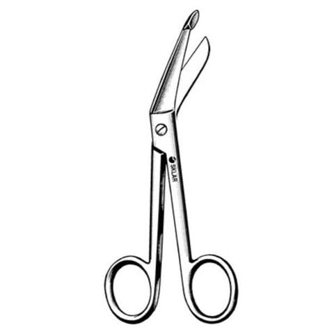 Sklar Instruments Scissors Bandage Lister 7-1/4" Blunt/Blunt Smooth Angled Left Handed SS Each - 11-1072LFT