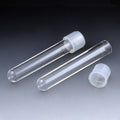 Globe Scientific Test Tube, 12 x 75mm, (5mL), PS, with Separate Dual Position Snap Cap