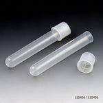 Globe Scientific Test Tube, 12 x 75mm, (5mL), PS, with Separate Dual Position Snap Cap