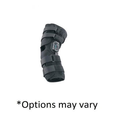DJO, Inc Brace Wraparound Playmaker Adult Knee Drytex Black Size Medium Each - 11-0759-3