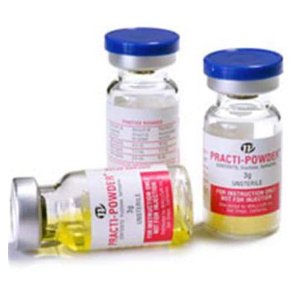 Walcur Products Practi-Powder Reagent Vial 10mL f/ Prctcng Rcnstn Tchnq 30Vl/Ca - SPL-8451