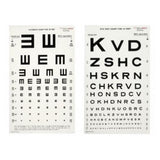 Dukal Corporation Chart Illiterate Vision Testing 20' Testing Distance 10x18" Each - 3063