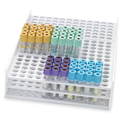Marketlab Monster Test Tube Rack 10-13mm 216 Place White Each - 1506